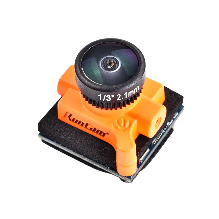 

RunCam Micro 600TVL Swift 3 1/3" SONY Super HAD II CCD 2.1mm Built-in Remote Control M8 / M12 Lens FPV camera for Racing Drone