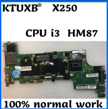 

KTUXB VIUX1 NM-A091 motherboard for Lenovo X250 notebook motherboard HM87 CPU i3 5005U DDR3 100% test work