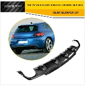 Автомобильный Стайлинг из углеродного волокна Автомобильный задний диффузор спойлер для VW Scirocco R только 2009