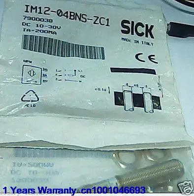 

DHL/EUB 2pcs New SICK IM12-04BNS-ZC1 10-30VDC Proximity Switch 15-18