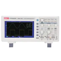 UNI T UTD2052CEX цифровой осциллограф 2CH 50 мГц 1GSa/s 25 К Глубина памяти Scopemeter USB OTG Интерфейс 7 "TFT ЖК-дисплей Экран