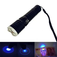 Истинный ультрафиолетовый свет 365nm ультрафиолетовый фонарик поддельные деньги детектор безопасности и выживания Z1221
