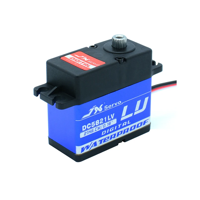

Full Waterproof JX Servo DC5821LV Servo 21KG 0.1sec Metal Gear 1/8 1/10 RC Car Boat Buggy Crawler TRX-4 RC4WD SCX