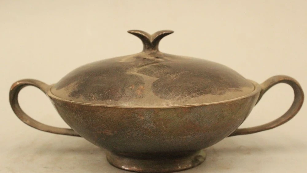 

Old Marked Chinese Dynasty Pure Bronze Wonder Bowl-like object Bowl