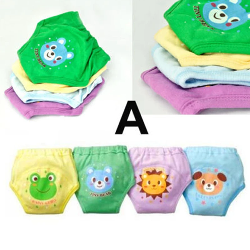 

Baby Girls Reusable Waterproof Potty Training Shorts 4pcs/set