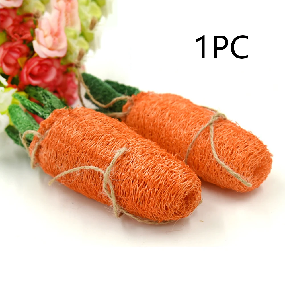 Симпатичные упражнения хомяки морковь форма для кроликов здоровые игрушки зубы жевательные забавные укусы устойчивые товары для домашних животных натуральное волокно