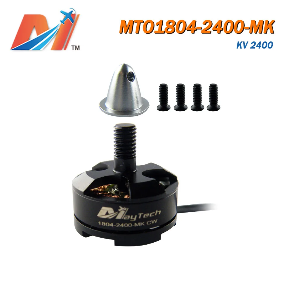 

Maytech Clearance Sale 1804 2400KV Brushless Outrunner Motor with CCW Thread Motor for Drone Multi-copter