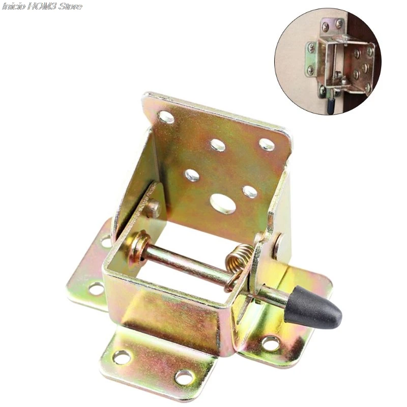 

4X Iron Locking Folding Table Chair Leg Brackets Hinge Self Lock Foldable Hinges