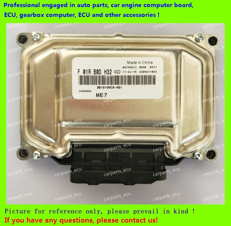 

For Changan car engine computer board/ME7.8.8/ME17 ECU/Electronic Control Unit/Car/F01R00DH32 3610100CA-A01/F01RB0DH32