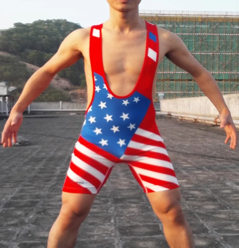 american flag singlet mens