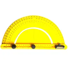 Multi Angle Ruler Finder Plastic 180 Degree Protractor For Builder Carpenter Craftsman And Engineer Large Size