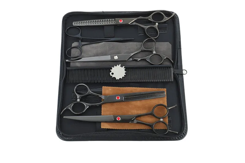 Tesoura para Cabeleireiros Tesoura para Corte de Cabelo Japão Polegada Barbeiro Suprimentos Titânio Profissional Cabeleireiro 440c 7 2 Tesouras de cabelo