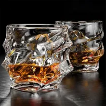Twisty стеклянная чашка виски бессвинцовый кристалл как алмаз ультра-ясность Пиво Вино Ликер посуда для напитков для вечеринки для дома и бара свадебное стекло