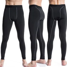 sport Gym men Fitness Leggings Compression pants running tights Breathable WorkOut Quick Dry