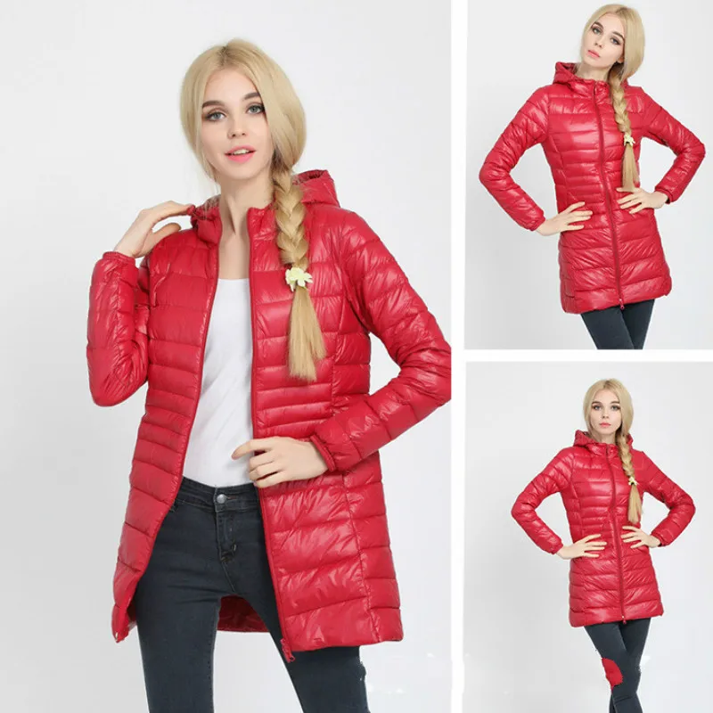 Cena 7XL Oversize Lady światła trwały płaszcz moda damska płaszcze średniej długości duży rozmiar bluza z kapturem na co dzień odzież wierzchnia plus Size zimowe ubrania