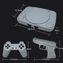 Juego Extensible Mini Retro Consola de Videojuegos Tv 2 Gamepad + 1 pistola de juego construir en 22 + 500 clásico jugador de juego salida AV