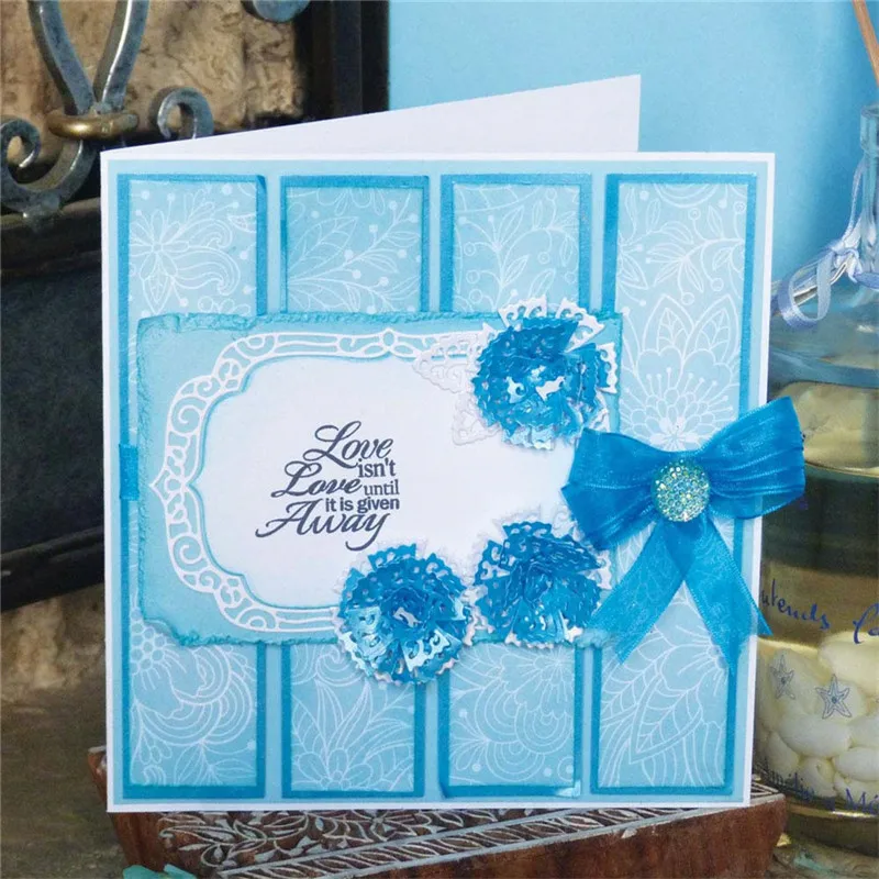 

YaMinSanNiO Flower Cutting Dies Scrapbooking Metal Cutting Dies Album Embossing Die Cut Paper Card Craft Dies 2019 New Arrival