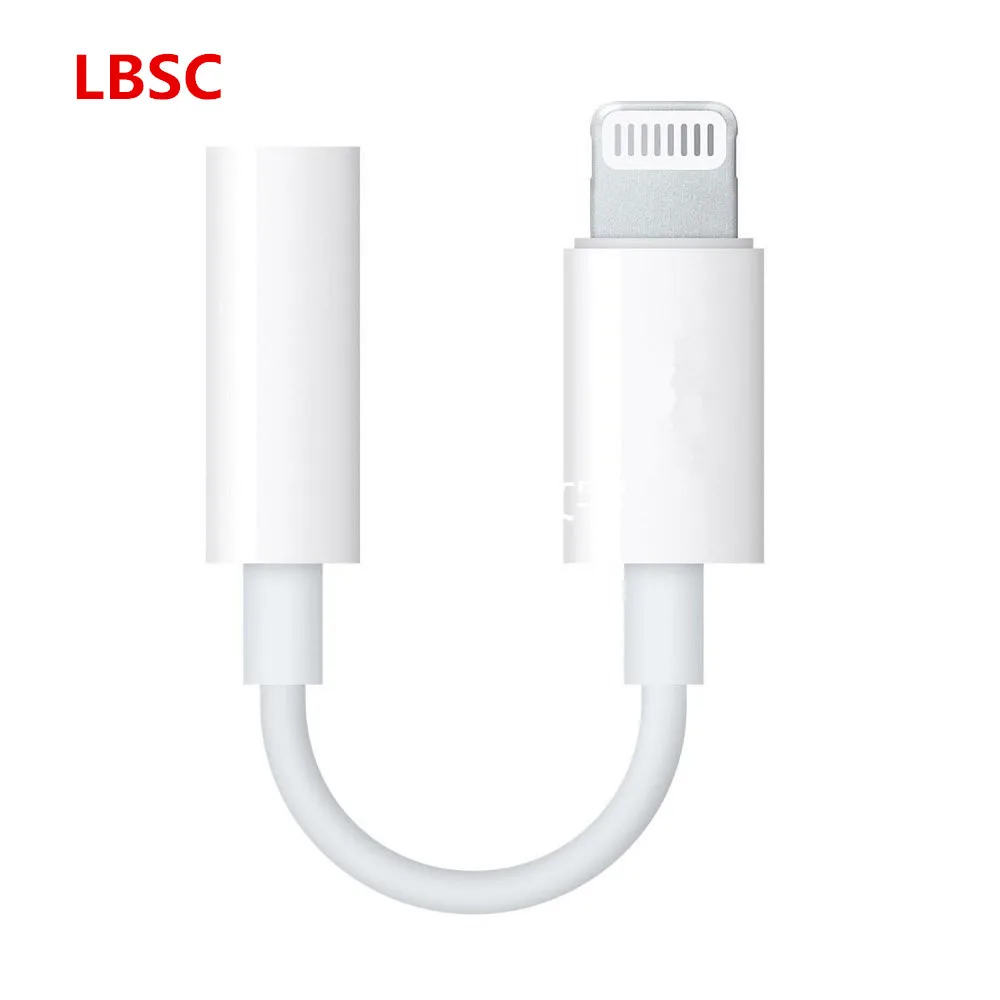 original for Apple Lightning to 3 5mm headphone jack adapter for iPhone 7 plus Audio converter for ipad iPhone X 8 plus 5s 5c 6s