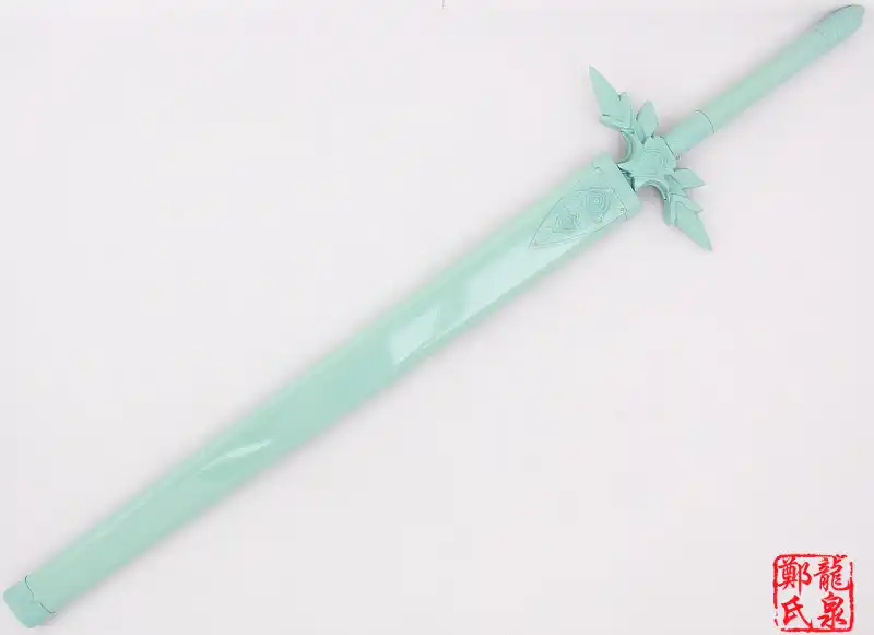 Metal Made Kirito Sword Art Online Blue Rose Eugio Replica Blade Project Alicization Wooden