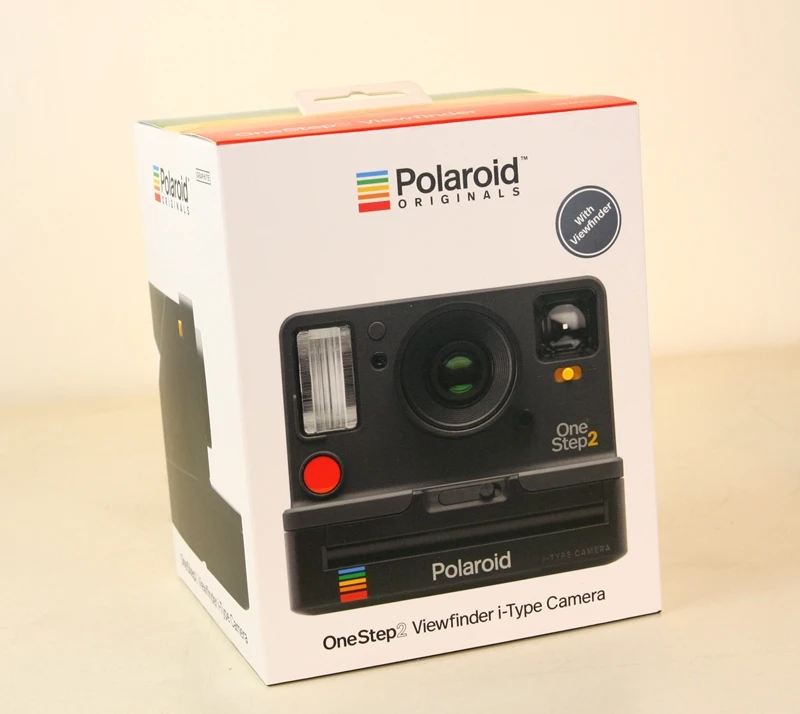 Камера Polaroid Onestep2 VF+ black rainbow с пленкой i-type и 600