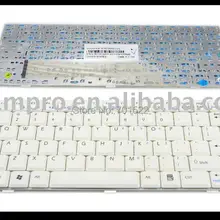 Ноутбук клавиатуры для MSI Wind U100 белая версия США-V022322AS1 нам
