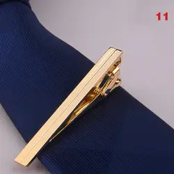 Недавно для мужчин металл металлический Узелок Клип зажим галстук бар застежка Свадебные деловой, для жениха Мода Формальные подарки