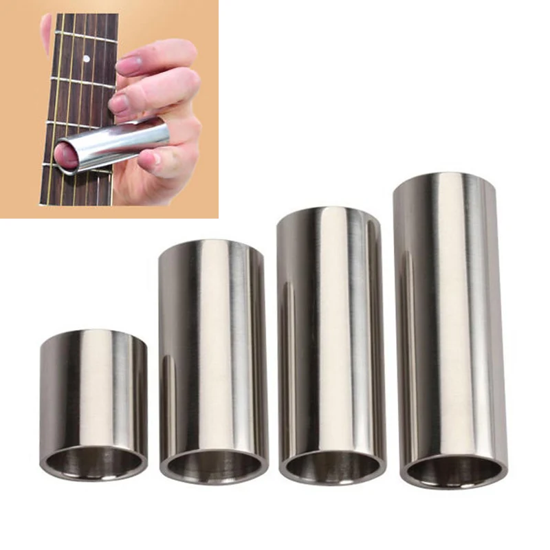 

Metal Guitar String Slide Knuckle Cylinder Tube Slider Length 28/51/60/70mm