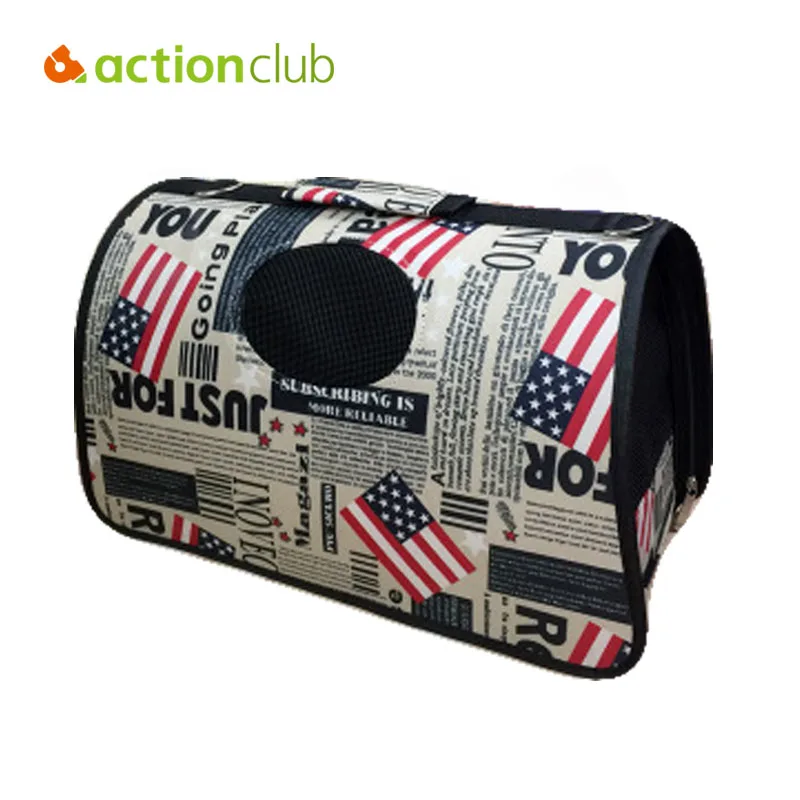 Actionclub Pet Chiot Sac Transporteur Voyage En Plein Air Portable Pet Chiens Chats Epaule Transport Sacs Respirant Animal En Peluche Sacs A Main Aliexpress