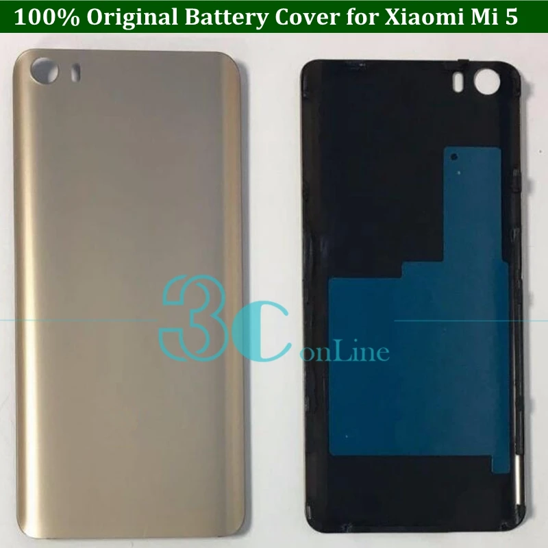 Оригинал Xiaomi Mi 5 Задняя крышка батареи стекло Корпус Дверь задняя Mi5 ЗАМЕНА