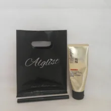 Индивидуальный логотип Подарочный пакет упаковочный пластиковый пакет с ручками ресниц губная помада Loot Bag маленький подарок праздничное событие мешочки для гостинцев на вечеринках