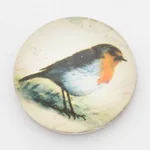 

Sparrow on glassland 18 mm snap buttons, Print and glass cover snaps for snaps bracelets fit ginger snaps jewelry NC1776