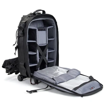 

LeTrend Shoulder Travel Bags Photography backpack Professional SLR camera bag shockproof Suitcase Wheels Cabin Trolley