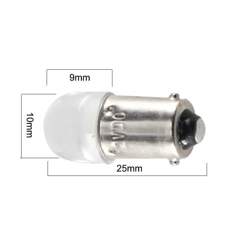 BA9S 0.5W light size