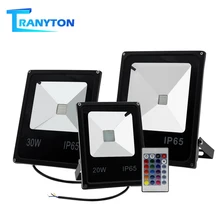 Светодиодный прожектор 220 В, 10 Вт, 20 Вт, 30 Вт, 50 Вт, уличный RGB прожектор, водонепроницаемый прожектор, профессиональное освещение для улицы сада