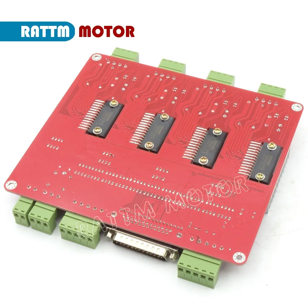 4 axis TB6560 stepper motor driver CNC controller Interface board V type