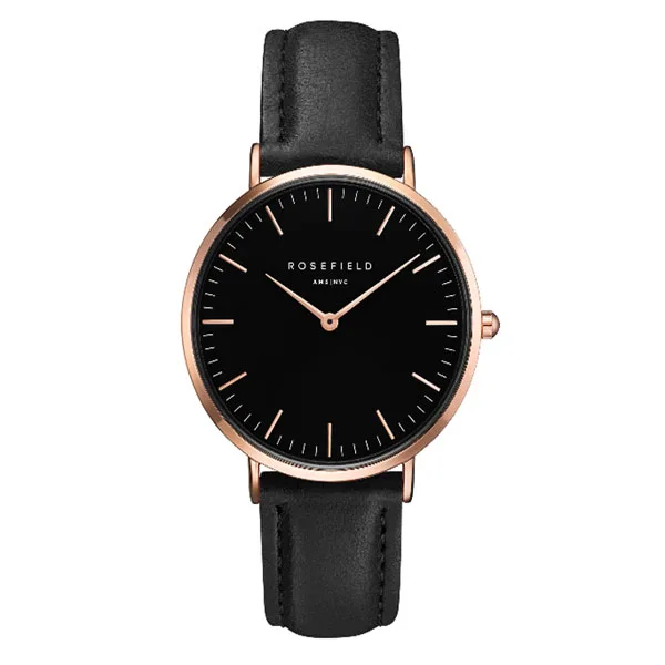 

Hot Style Fashion Vintage guiding principle Watch relogio montre femme ROSEFIELD Women Quartz Wrist Watch men