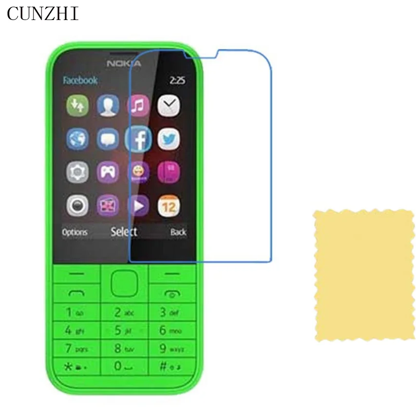 

cunzhi 5pcs High Clear LCD Screen Protector For Nokia 225 Protection Ultra Slim Film