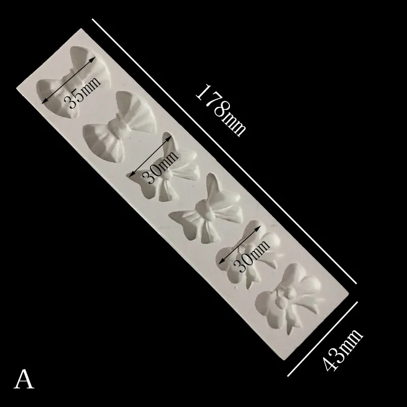 

minsunbak lovely Bow tie Tie Suit evening dress bow tie Silicone fondant mould Cake decoration small mold Kitchen baking tools