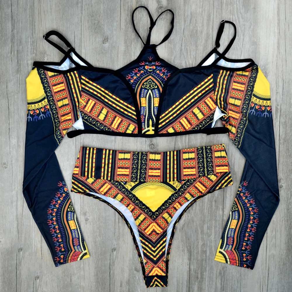 Dames bikiniset knoop bralette bikini badmode bandeau keyhole hoge taille bikinibroek tweedelig badpak zwempak bikini dames buikweg push-up bikinitop, A, L