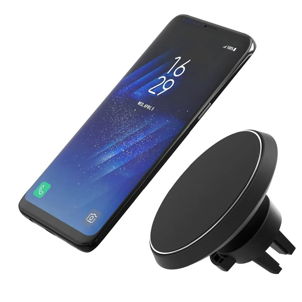 Car phone Holder+Wireless phone Charger W3 2in1 for iPhone8 X