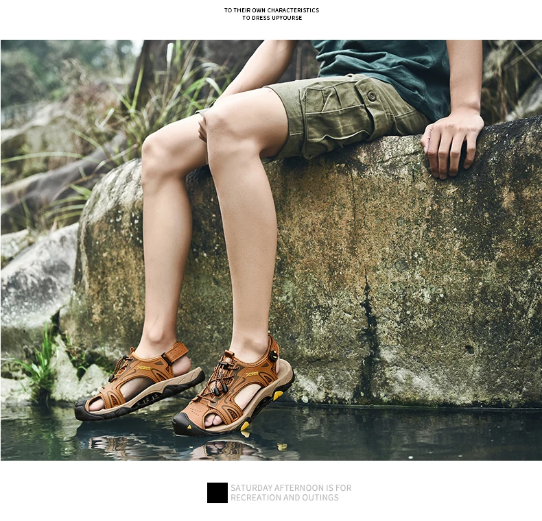 ZUNYU/Новинка; Летняя мужская обувь; мужские кожаные сандалии; модные сандалии на плоской подошве для мужчин; мужские сандалии из натуральной кожи; пляжные сандалии; кроссовки