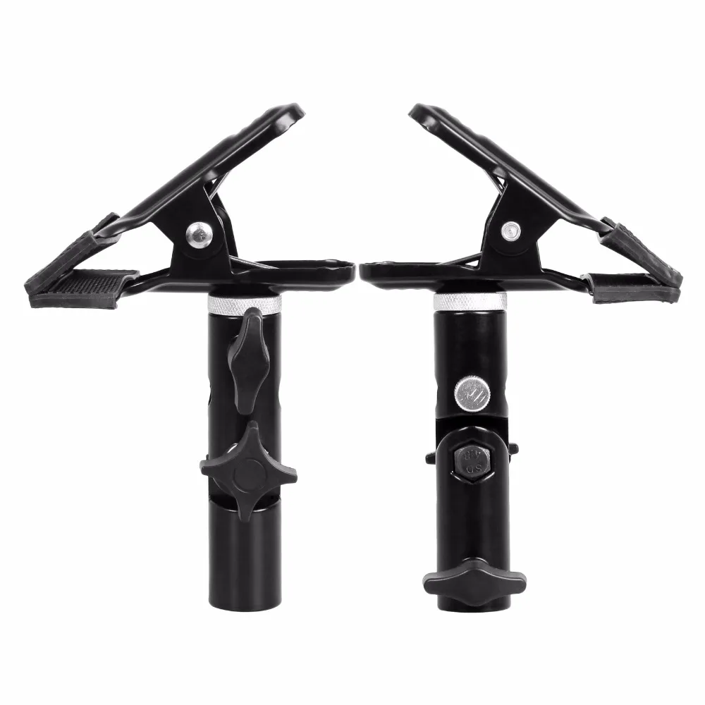 Reflector Clamp Clip Holder Light Stand Attachment 14 to 38 Screw Mount Swivel Adapter For Photo Studio Reflector & Background (13)