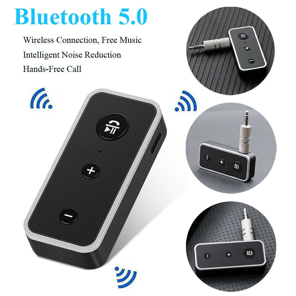 Bluetooth 5,0 беспроводной стерео музыкальный аудио приемник 3,5 мм разъем для автомобиля Aux Bluetooth адаптер для динамика наушников громкой связи