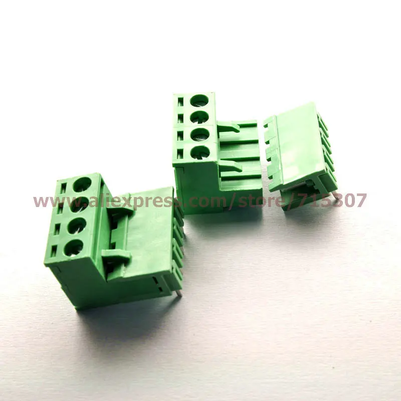

PHISCALE 5 set 90 degrees, Right Angle PCB Terminal Blocks 5.08mm 4pin 300V 15A