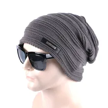 Мужская модная зимняя шапка вязаные согревающие мужские шапочки набор дешевая Акция модные вязаные шапочки шапки