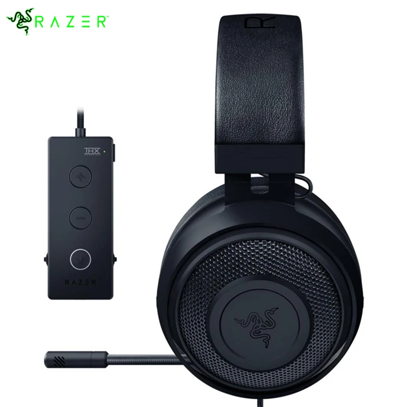 

Razer Kraken Tournament Edition Gaming Headphone 3.5mm jack Works with PC, PS4, Xbox One, Switch, Mobile Devices Gamer Headset