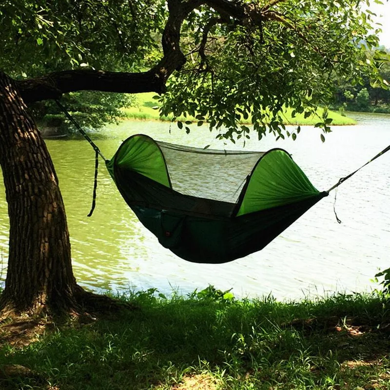 

Outdoor camping tree tent. Parachute mosquito net hammock, anti-mosquito swing, air tent, outdoor camping marching equipment.