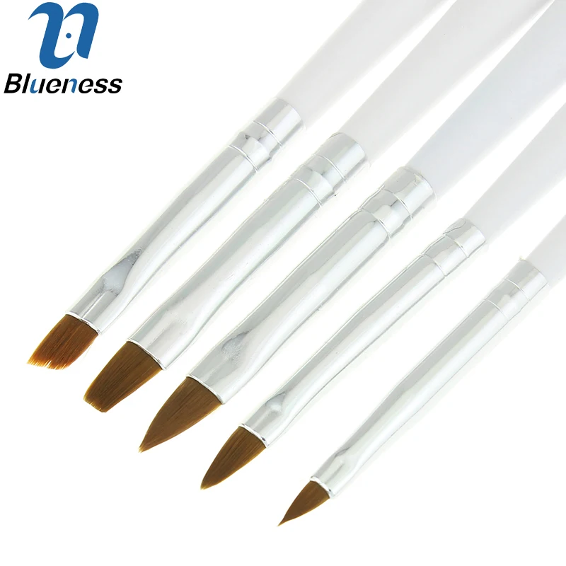 

8 Pcs/Set Zebra Pattern Nail Painting Pen Carved Flower Crystal Pen Light Therapy Pen Nail Supplies JH300