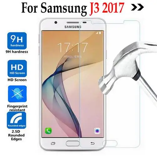 Защитное стекло закаленное для Samsung Galaxy J3 2017/J330F/J330G/J3 pro/J 3 2017 pro | Мобильные