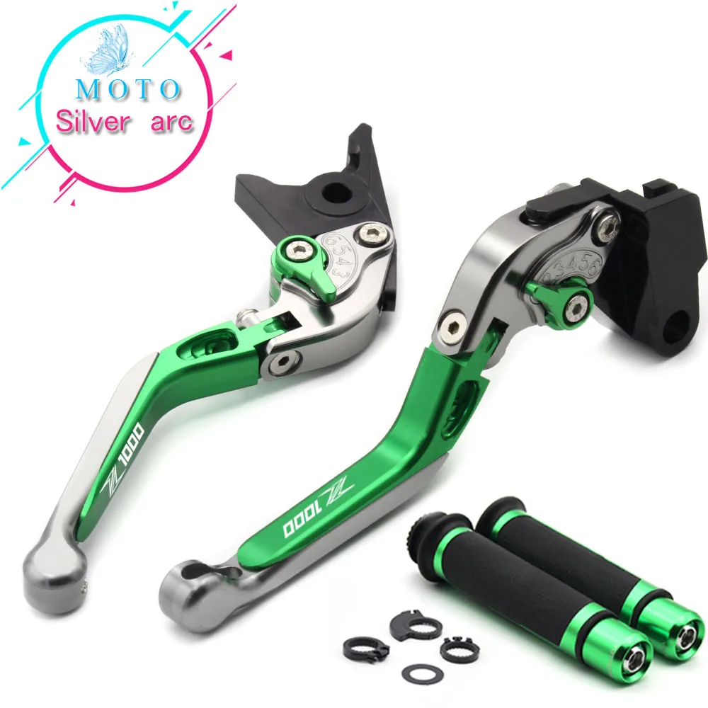 

New Combo CNC handle sets+Foldable Adjustable Brake Clutch Lever For KAWASAKI Z1000 2003-2006 2004 2005